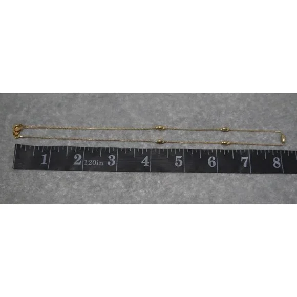 Vintage AVON gold tone delicate necklace chain 16" long - Picture 4 of 4